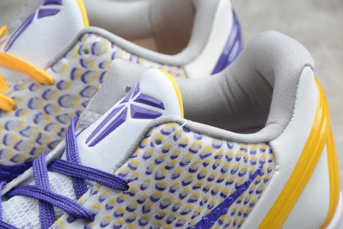 new nike kobe 6 white purple yellow cw2190-105