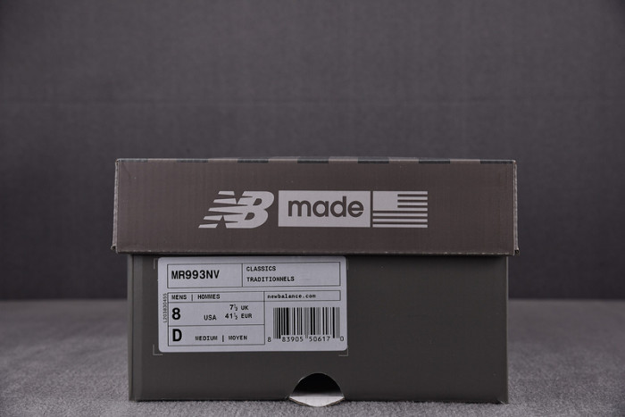 new balance 993 kith navy - mr993nv