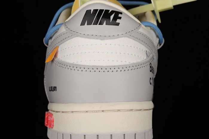 nike dunk low off-white lot 5 - dm1602-113