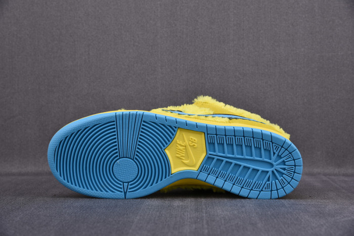 grateful dead x nike sb dunk low yellow bear cj5378-700