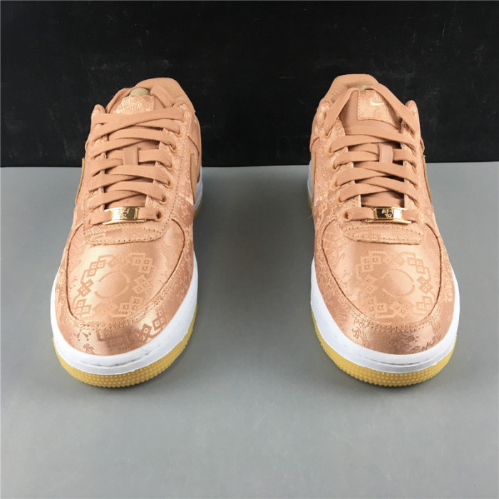 air force 1 low clot rose gold silk cj5290-600