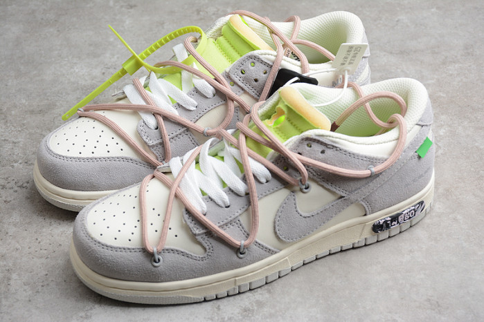 nike dunk low lthr ow grey em1602-113