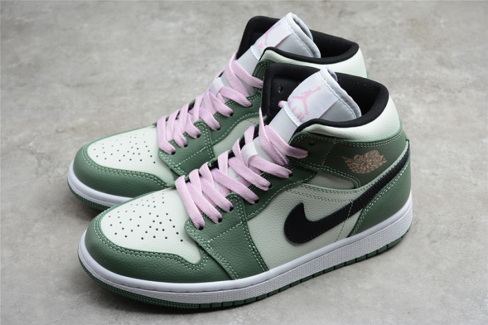 air jordan 1 mid dutch green (w) - cz0774-300
