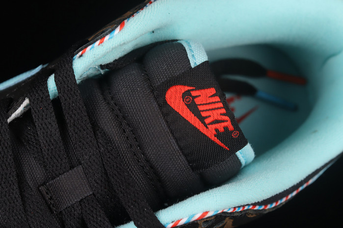 nike dunk low se barber shop black dh7614-001