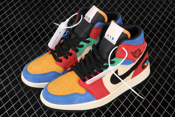 air jordan 1 mid se fearless blue the great cu2805-100