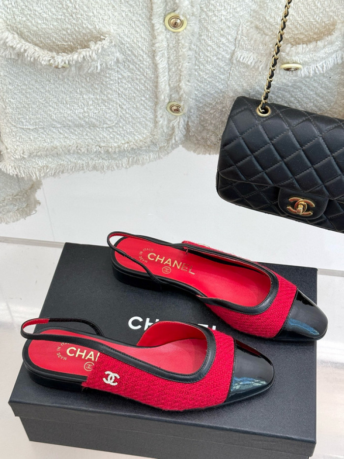 CHANE1 SLINGBACKS T0425-122