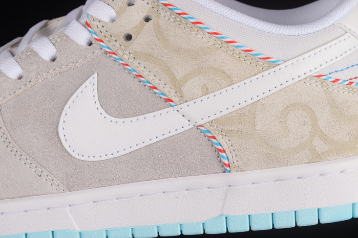 nike dunk low barbershop grey - dh7614-500