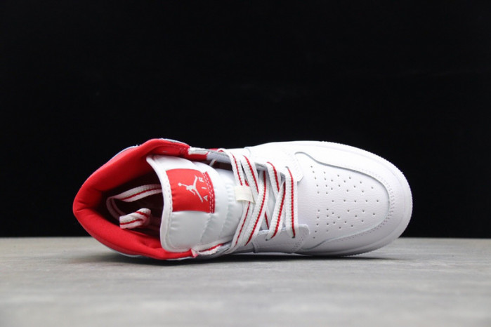 air jordan 1 mid white topaz mist (gs) 555112-104