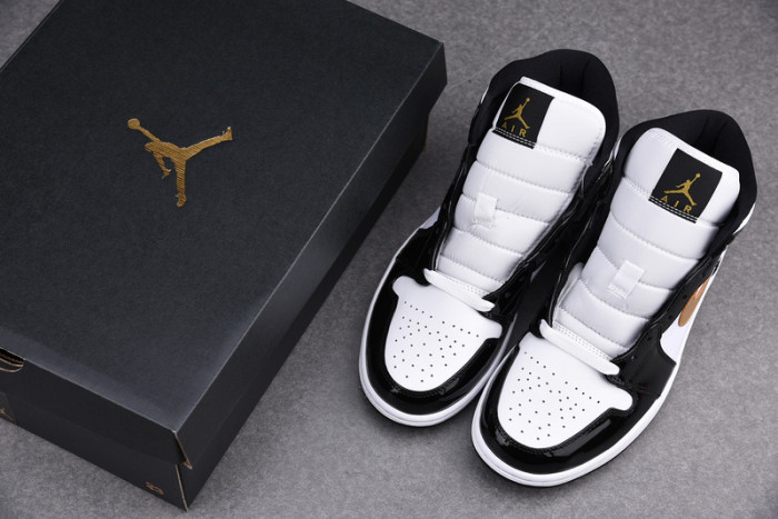 air jordan 1 mid patent 
