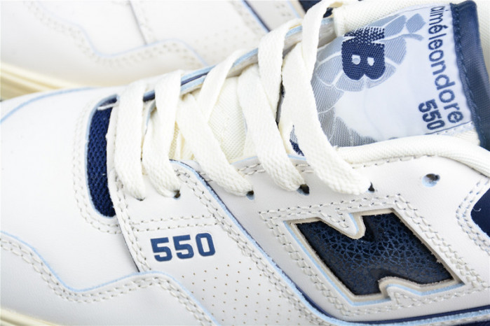 new balance 550 aime leon dore white navy bb550alf