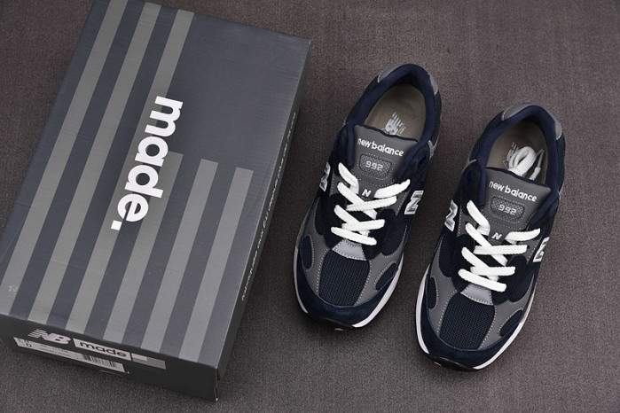 new balance 992 navy grey - m992gg
