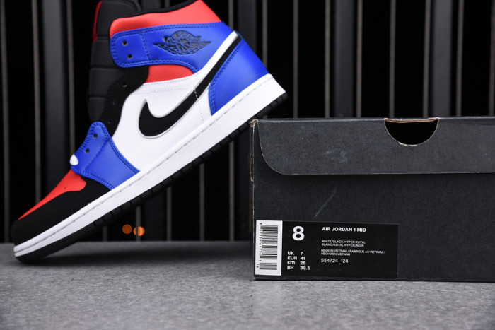 air jordan 1 retro mid top 3 554724-124