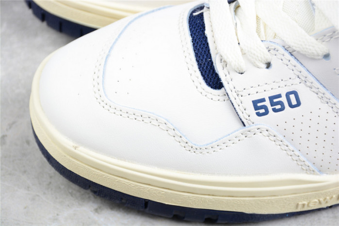 new balance 550 aime leon dore white navy bb550alf