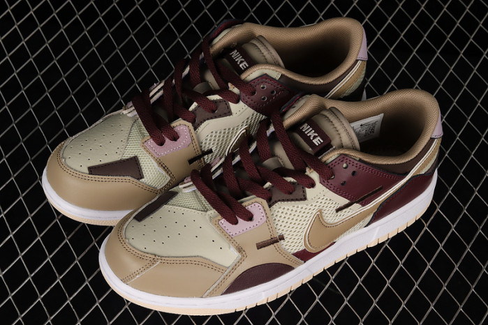 nike dunk low scrap latte - dh7450-100