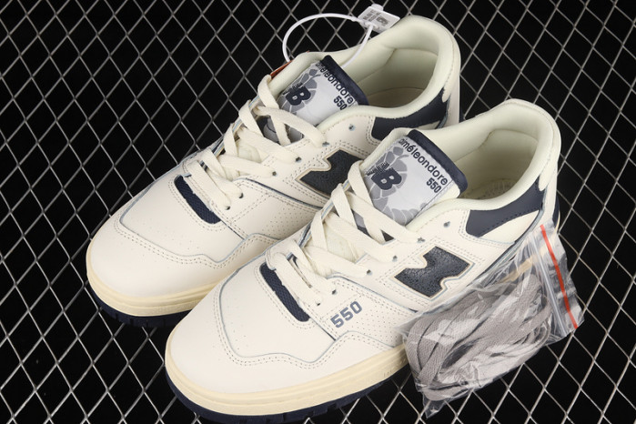 new balance 550 aime leon dore white navy bb550alf-01