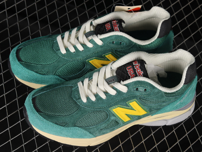 new balance 990v3 made in usa green yellow m990gg3