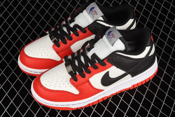 nike dunk low emb nba 75th anniversary chicago dd3363-100