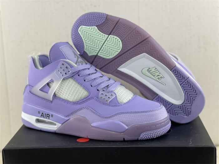 jordan 4 retro x ofw purple