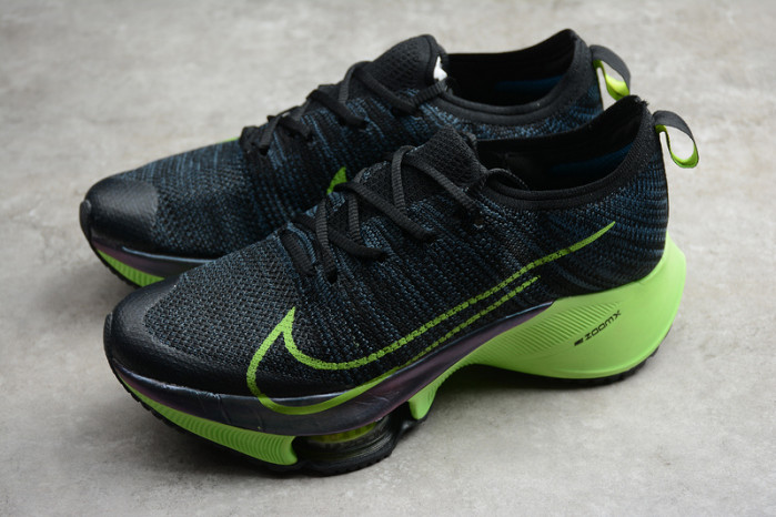nike air zoom alphafly next% black electric green (w) cz1514-400