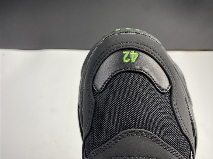 blcg sneaker triple.s.gomma black and green 524039 w2pw1 4881