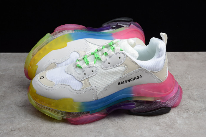 blcg sneaker triple.s.gomma "rainbow" 541624 w09e1 1895