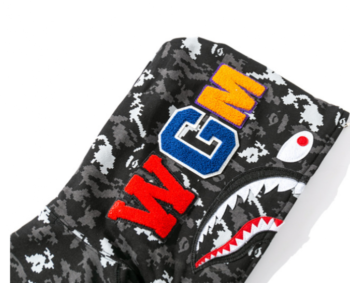 bape abc shark full zip hoodie