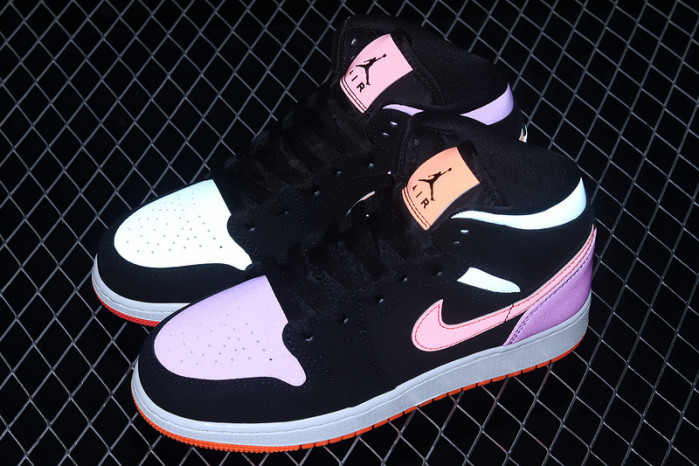 air jordan 1 mid multi-color (gs) 554725-083