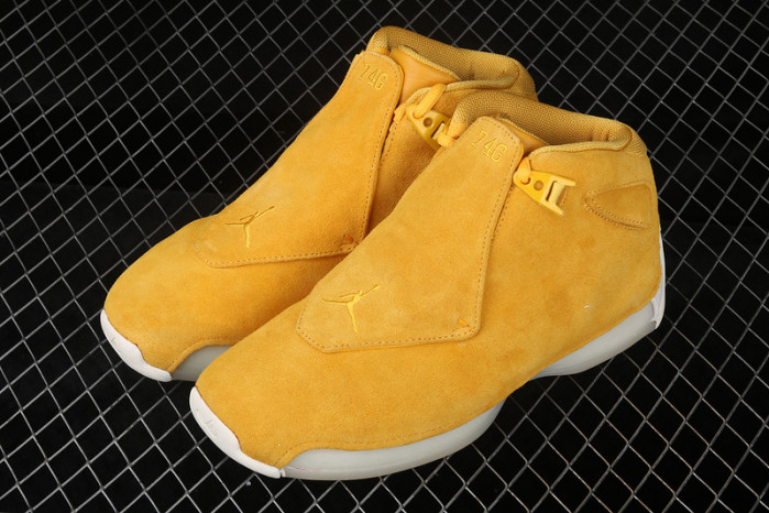 jordan 18 retro yellow ochre aa2494-701