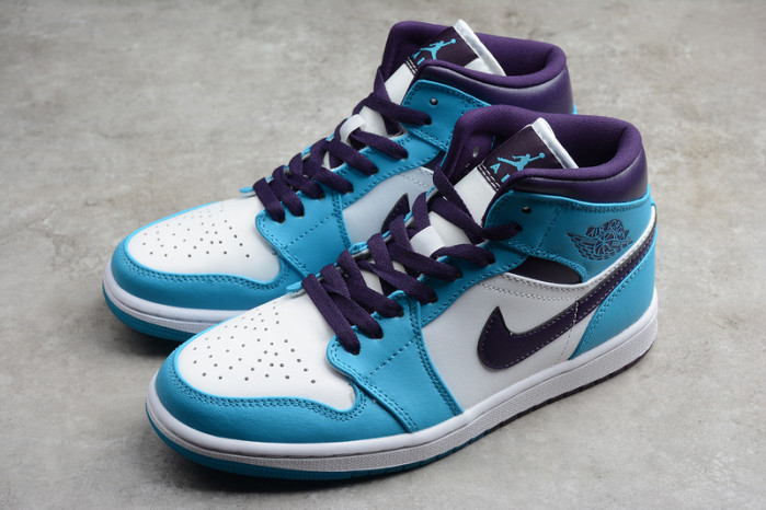 air jordan 1 mid hornets 554724-415