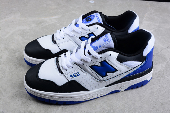 new balance 550 white royal black - bb550hn1