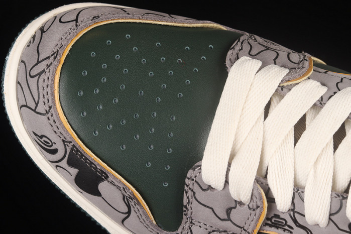 bape sta sk8 to nigo grey/yellow/beige 1g70191035012