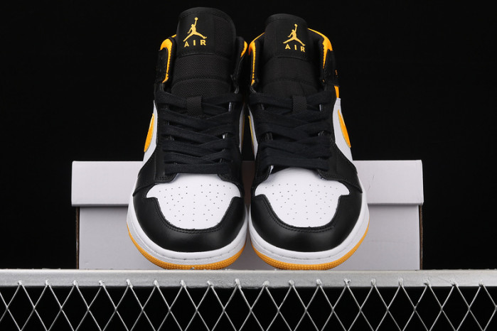 air jordan 1 mid laser orange black (w) cv5276-107