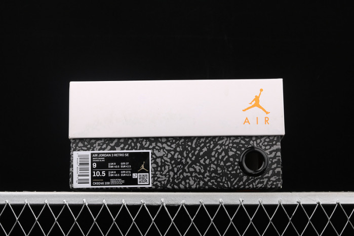 air jordan 3 retro laser orange (w) ck9246-108