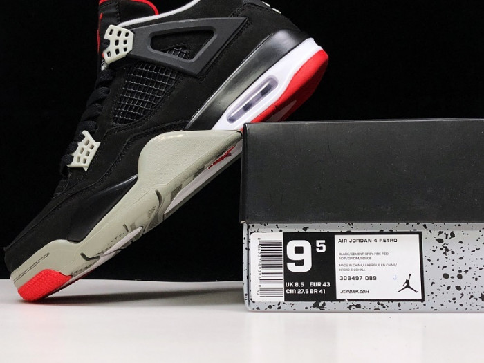 Jordan 4 Retro Black Cement 308497-089