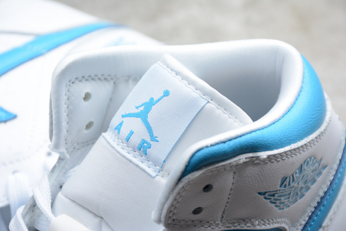 air jordan 1 mid unc (w) bq6472-114