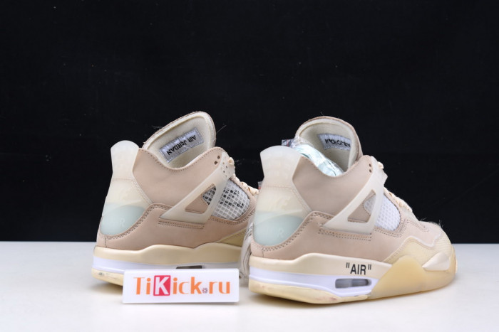 air jordan 4 retro ofw sail cv9388-100