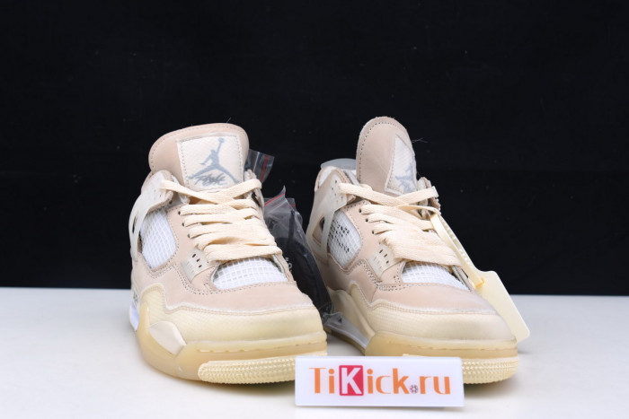 air jordan 4 retro ofw sail cv9388-100
