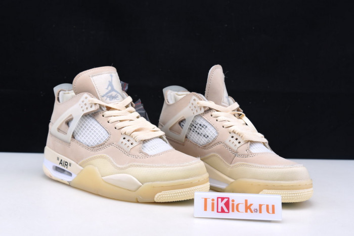 air jordan 4 retro ofw sail cv9388-100