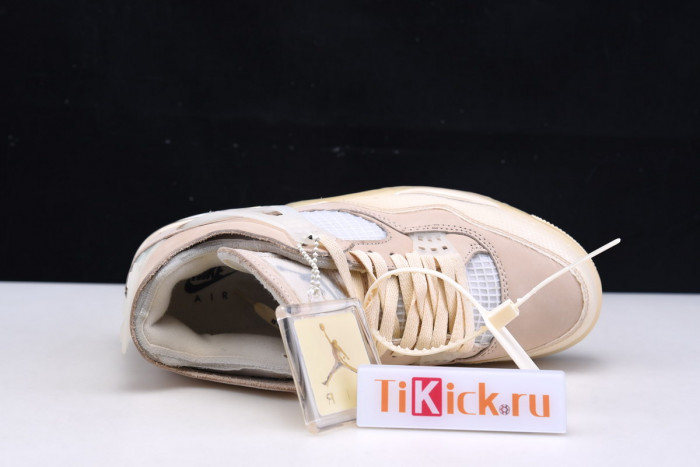 air jordan 4 retro ofw sail cv9388-100