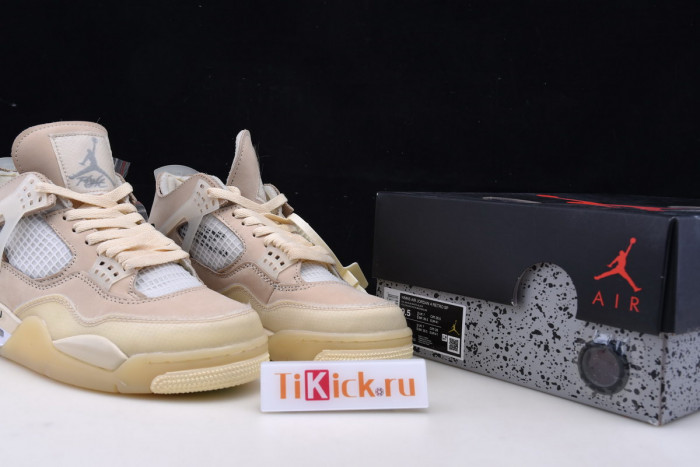 air jordan 4 retro ofw sail cv9388-100