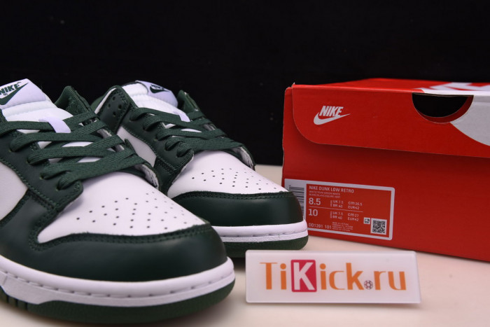 nike dunk low michigan state - dd1391-101