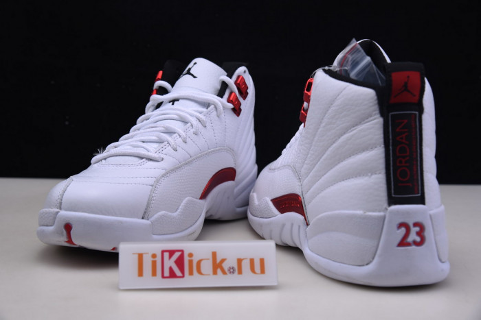 air jordan 12 twist white university red ct8013-106