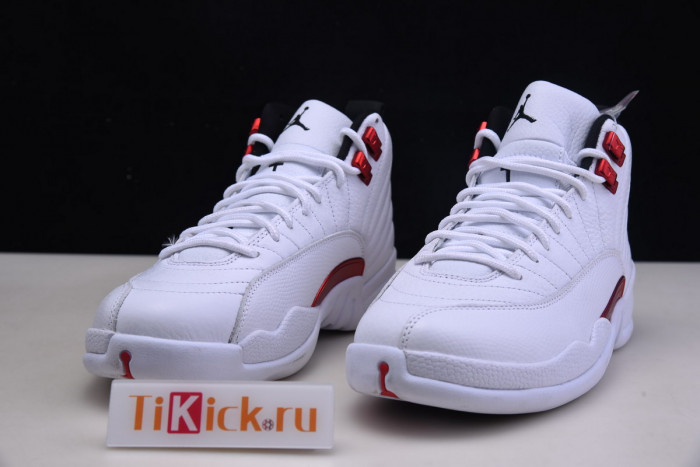 air jordan 12 twist white university red ct8013-106