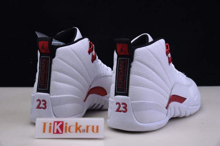 air jordan 12 twist white university red ct8013-106