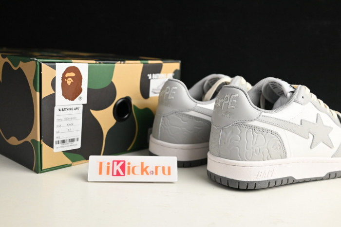 bape sta sk8 to nigo light grey/white/beige aa1g801009i