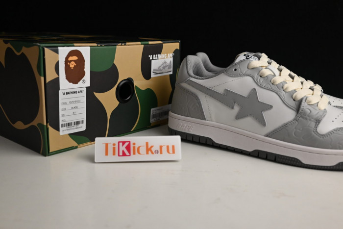 bape sta sk8 to nigo light grey/white/beige aa1g801009i