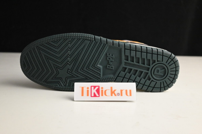 bape sta sk8 to nigo grey/yellow/beige 1g70191035012