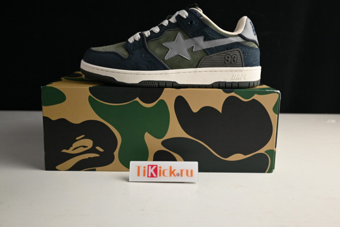 bape sta sk8 to nigo low ‘army green’ 1h80291019