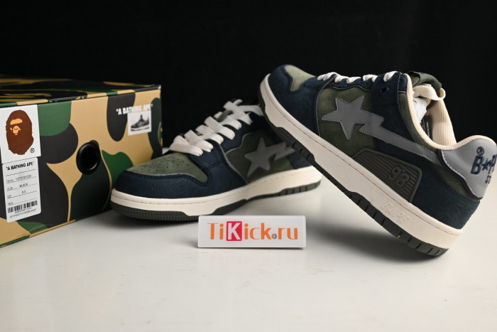 bape sta sk8 to nigo low ‘army green’ 1h80291019