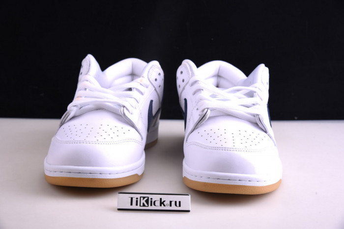 nike sb dunk low orange label white navy cz2249-100